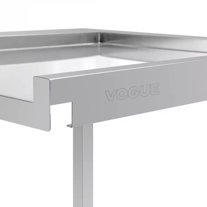 Vogue Pass Through Dishwash Table Left 600mm - Image 3