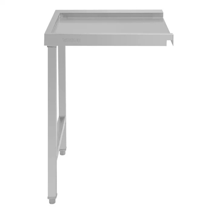 Vogue Pass Through Dishwash Table Right 600mm - Image 2