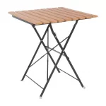 Bolero Square Faux Wood Bistro Folding Table 600mm (Single) - Image 5