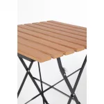 Bolero Square Faux Wood Bistro Folding Table 600mm (Single) - Image 9