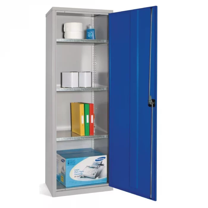 Storage Locker Blue 3 Shelves Blue - Image 2