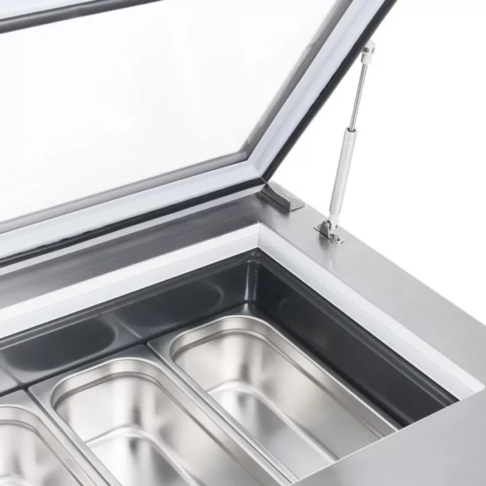 Polar G-Series Countertop Ice Cream Freezer 4x Napoli Pans - Image 6