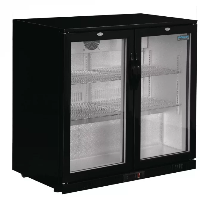 Polar G-Series Back Bar Cooler with Hinged Doors 208Ltr - Image 1