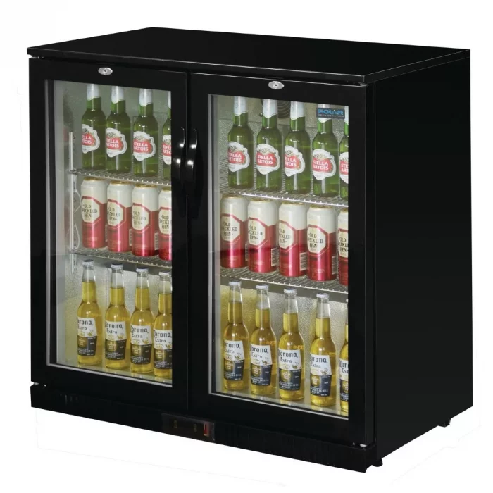 Polar G-Series Back Bar Cooler with Hinged Doors 208Ltr - Image 9