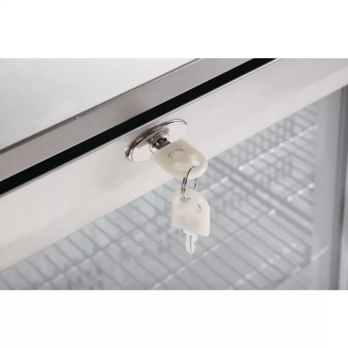 Polar G-Series Back Bar Cooler with Hinged Door Stainless Steel 138Ltr - Image 6
