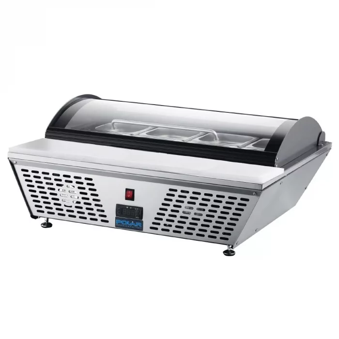 Polar G-Series Energy Efficient Countertop Prep Fridge 4x GN 1/3 - Image 2