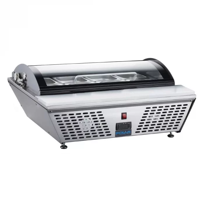 Polar G-Series Energy Efficient Countertop Prep Fridge 4x GN 1/3 - Image 4