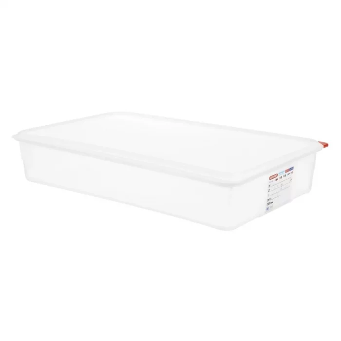 Araven Polypropylene 1/1 Gastronorm Food Containers 13.7Ltr with Lid (Pack of 4) - Image 3