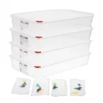 Araven Polypropylene 1/1 Gastronorm Food Containers 13.7Ltr with Lid (Pack of 4) - Image 7