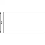 Vogue Stainless Steel Centre Table 1800mm - Image 8