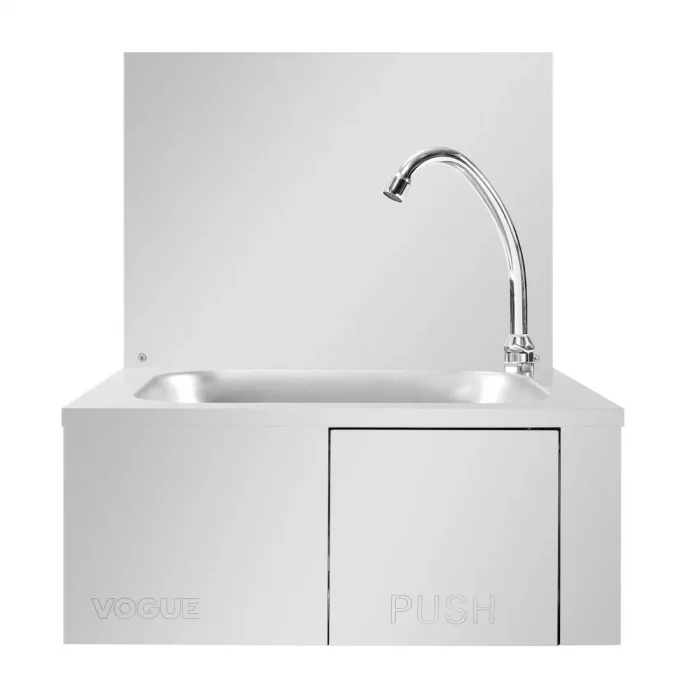 Vogue Stainless Steel Knee Operated Sink - Image 2