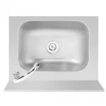 Vogue Stainless Steel Knee Operated Sink - Image 5
