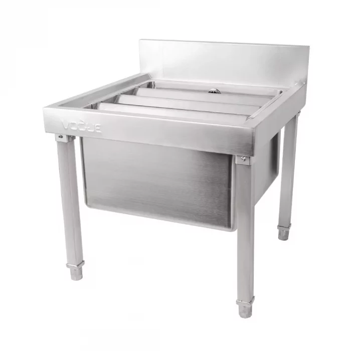 Vogue Stainless Steel Mop Sink - Image 2