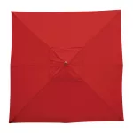 Bolero Square Parasol 2.5m Diameter Red - Image 5