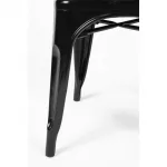 Bolero Bistro Steel Side Chairs Black (Pack of 4) - Image 12