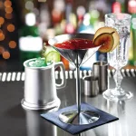 Utopia Stainless Steel Martini Glass 240ml (Pack of 6) - Image 2