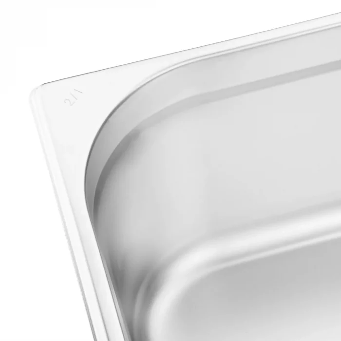 Vogue Stainless Steel 2/1 Gastronorm Tray 200mm - Image 5