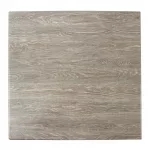 Werzalit Pre-drilled Square Table Top  Limed Oak 600mm