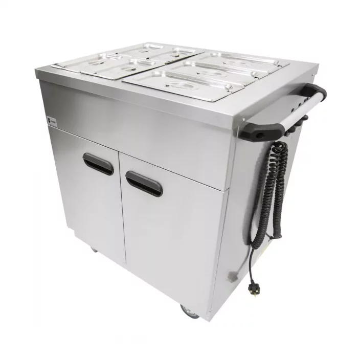 Parry Mobile Servery with Bain Marie Top 1887 - Image 5