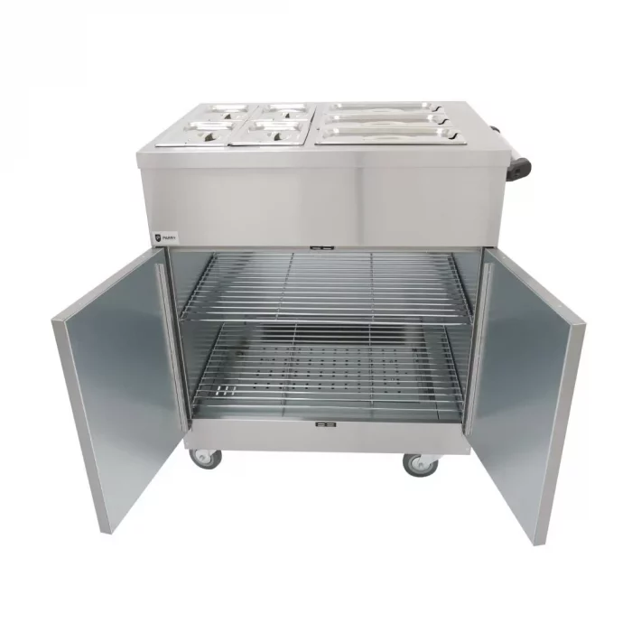 Parry Mobile Servery with Bain Marie Top 1887 - Image 6