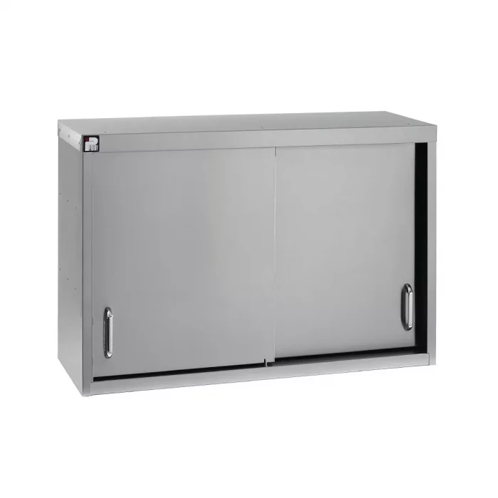 Parry WCS900 Stainless Steel Sliding Door Wall Cupboard 900mm - Image 1