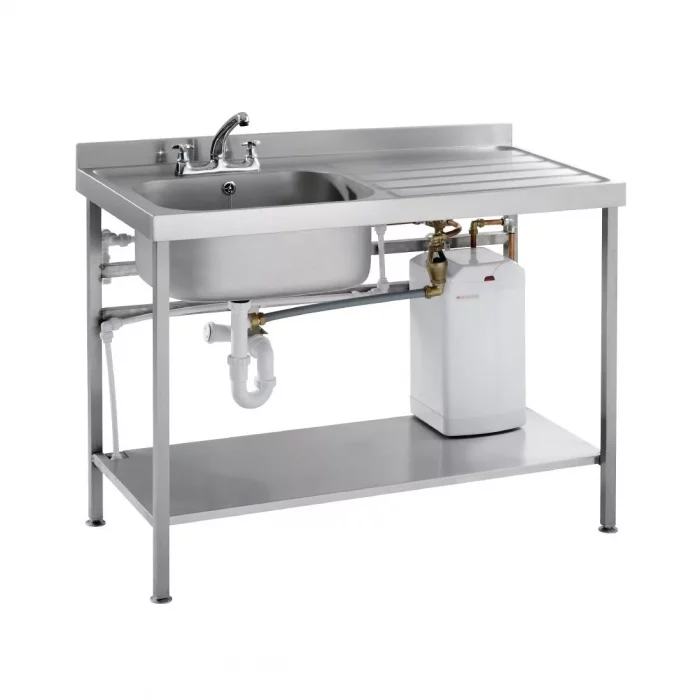 Parry Stainless Steel Fully Assembled Sink Right Hand Drainer 1200mm - Image 1