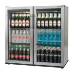 Autonumis Popular Double Hinged Door 3Ft Back Bar Cooler St/St A215182