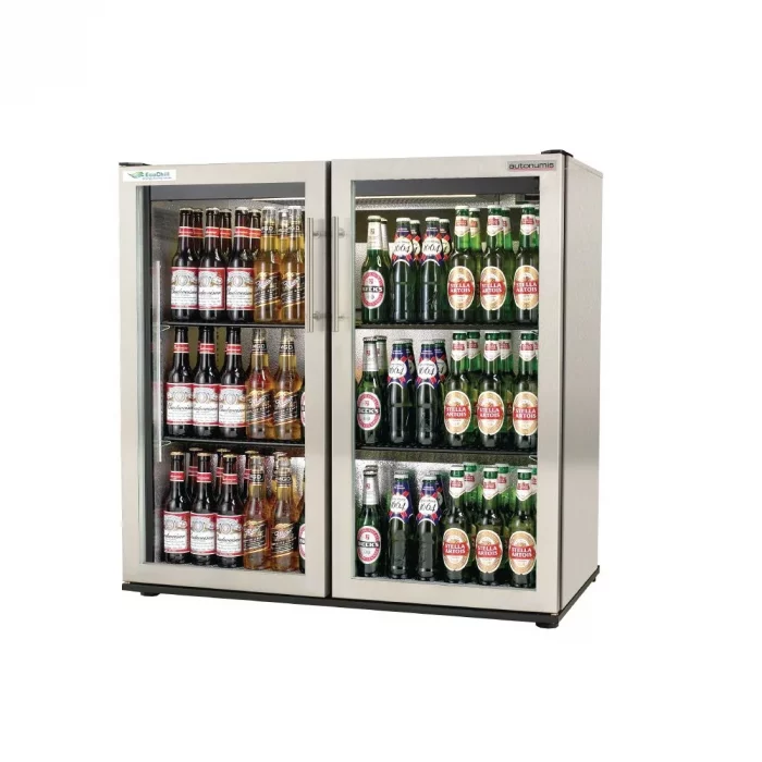 Autonumis EcoChill Double Hinged Door 3Ft Back Bar Cooler St/St A215203 - Image 1