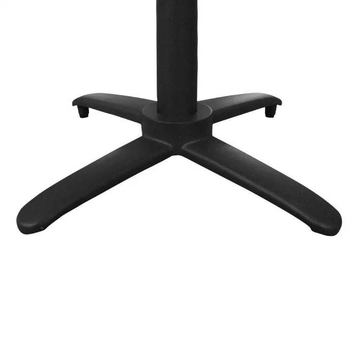 Bolero Aluminium Flip Top Table Base Black - Image 1