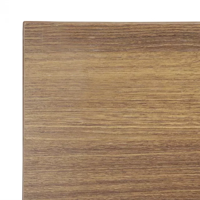 Bolero Pre-drilled Square Tabletop Rustic Oak 700mm - Image 3