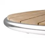 Bolero Ash Round Poseur Height Table 600mm - Image 2