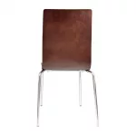Bolero Square Back Side Chair Dark Chocolate Finish (Pack of 4) - Image 2