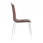 Bolero Square Back Side Chair Dark Chocolate Finish (Pack of 4) - Image 5