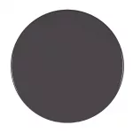 Werzalit Pre-drilled Round Table Top  Dark Grey 600mm