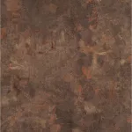 Werzalit Pre-drilled Square Table Top  Rust Brown 600mm