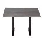 Werzalit Rectangular 1100x700mm Table Top Ponderosa Grey - Image 6