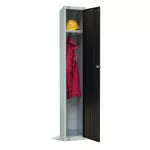 Elite Single Door Coin Return Locker Black - Image 4