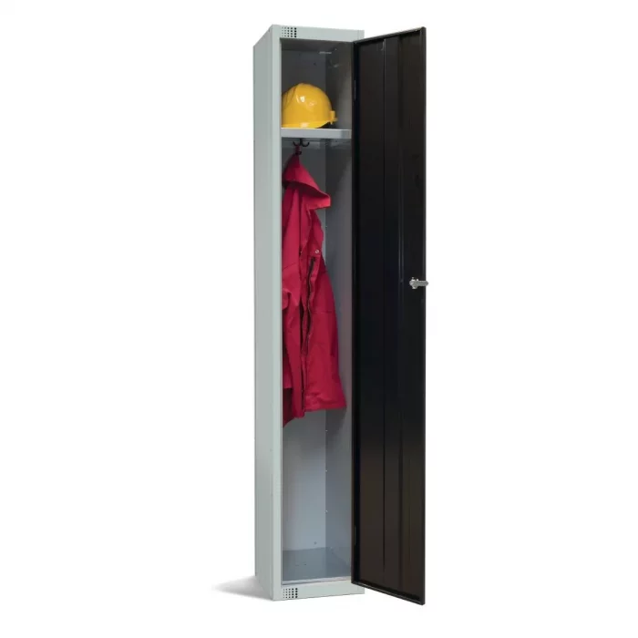 Elite Single Door Coin Return Locker Black - Image 4