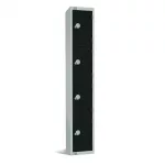 Elite Four Door Electronic Combination Locker Black