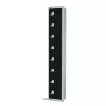 Elite Eight Door Coin Return Locker Black - Image 3
