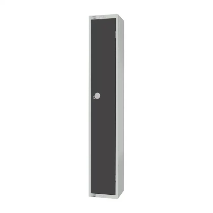 Elite Single Door Padlock Locker Graphite Grey - Image 2