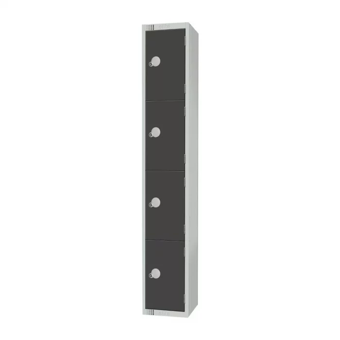 Elite Four Door Padlock Locker Graphite Grey - Image 2