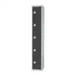 Elite Five Door Coin Return Locker Graphite Grey - Image 3