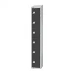 Elite Six Door Manual Combination Locker Locker Graphite Grey - Image 2