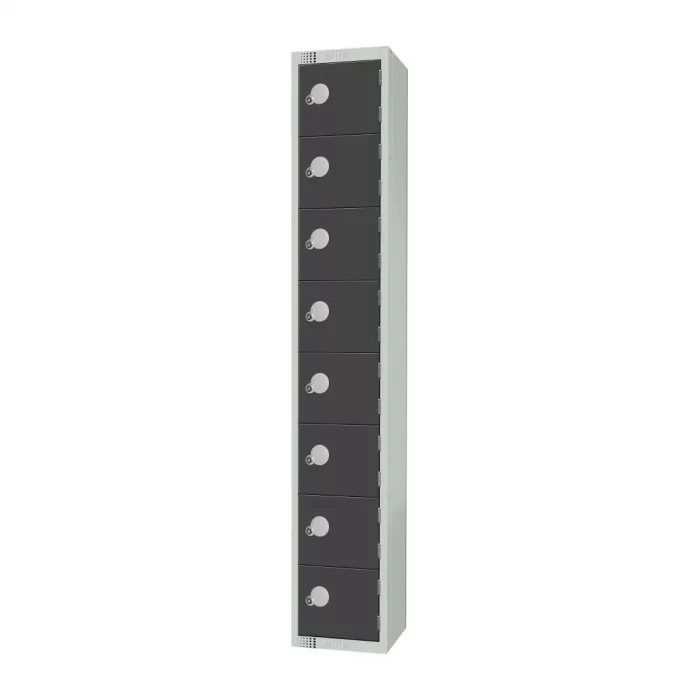 Elite Eight Door Coin Return Locker Graphite Grey - Image 3