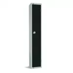 Elite Single Door Electronic Combination Locker Black