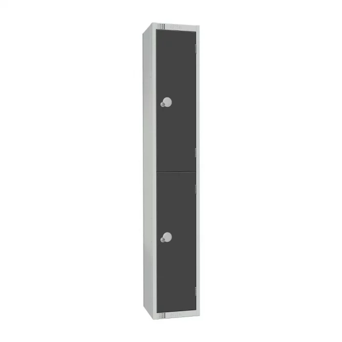 Elite Double Door Coin Return Locker Graphite Grey - Image 1