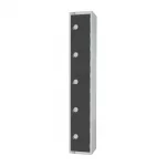Elite Five Door Coin Return Locker Graphite Grey - Image 3
