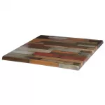 Werzalit Pre-drilled Square Table Top  Blanchas Red 600mm - Image 3
