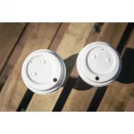 Huhtamaki Wood Fibre Hot Cup Lid 90mm (Pack of 1500) - Image 2